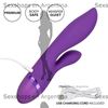 Vibrador con estimulador de clitoris Aura Dual Lover con carga USB